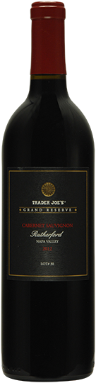Image of Bottle of 2012, Trader Joe's, Grand Reserve, Rutherford, Lot #30